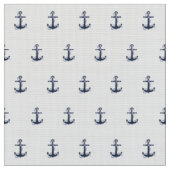 Tissu Blue Wave Ancre Navy/Wht ID836 (Fermer)
