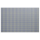 Tissu Blue Yellow Checker Argyle Pattern (Yard)