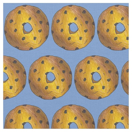 Tissu Blueberry Cake Donuts Doughnut Fabric (Fermer)