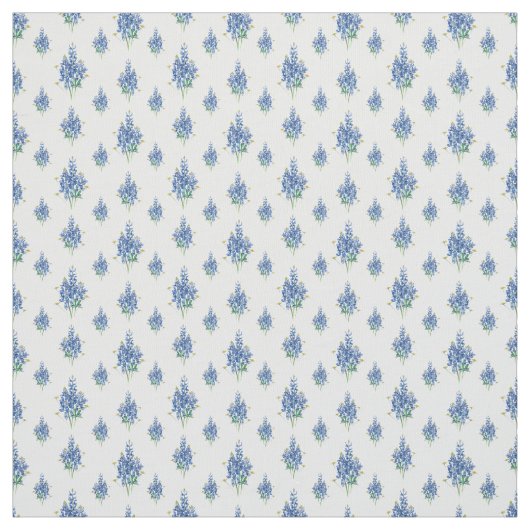 Tissu Bluebonnet et Fleur sauvage (Échantillon)