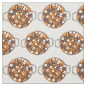 Tissu Boeuf Bourguignon Burgundy Stew Français (Échantillon)