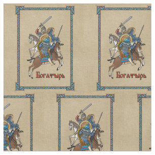 Tissu Bogatyr russe médiéval