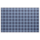 Tissu Bohemian Navy Blue Tie Dye Mandala (Yard)