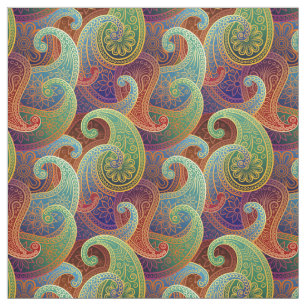 Tissu Bohemian Paisley Motif intemporel