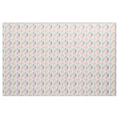 Tissu Boho Arc-en-ciel Brush Strokes & Dots (Yard)