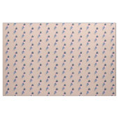Tissu Boho bleu, violet et rose avec beige (Yard)