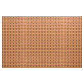 Tissu Boho Celestial Sun Moon Orange Motif (Yard)