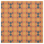 Tissu Boho Celestial Sun Moon Orange Motif (Échantillon)