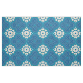 Tissu Boho Chic Bleu & Blanc Géométrique (Fat Quarter)