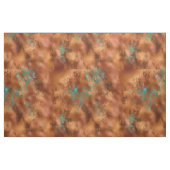 Tissu Boho Cuivre Turquoise Chic (Fat Quarter)