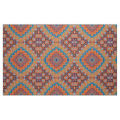 Tissu Boho Eclectique Kaleidoscopique Hip Turquoise Ochr (Fat Quarter)