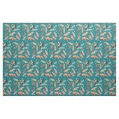 Tissu Boho Feather Motif sur Turquoise (Fat Quarter)