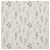 Tissu Boho Fleurs de mauvaises herbes rustique (Échantillon)