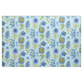 Tissu Boho Floral Blue (Fat Quarter)