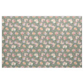 Tissu Boho Floral été sur Grey (Fat Quarter)