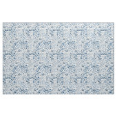 Tissu Boho Florals Classique Blues et Blanc (Yard)