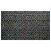 Tissu Boho flower power sur le noir (Yard)