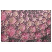 Tissu Boho Funky Eclectique Rose Noir Abstrait Fractal (Fat Quarter)