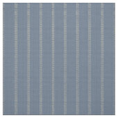 Tissu Boho géo lignes simples beige denim bleu rustique (Échantillon)