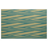 Tissu boho géométrique turquoise beige (Fat Quarter)