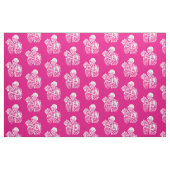 Tissu boho goth squelette amateurs valentines crâne (Fat Quarter)