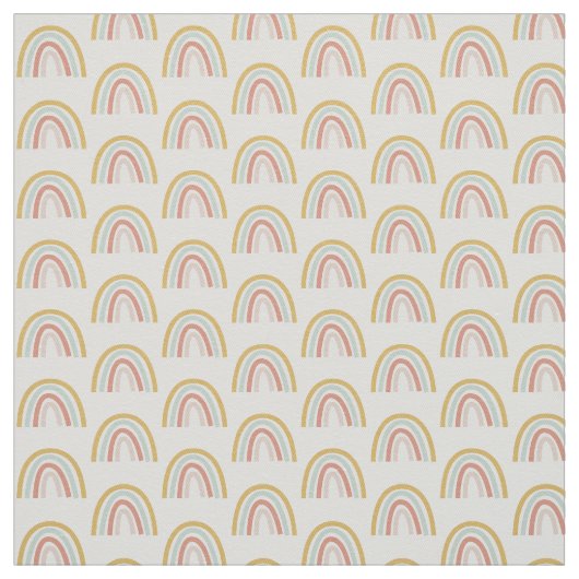 Tissu Boho Pastel Mini Rainbow Cotton Fabric (Échantillon)
