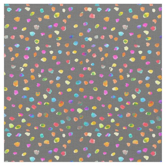 Tissu Boho pop art pois (Fermer)