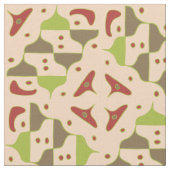 Tissu Boho Retro Moderne Graphisme (Fermer)