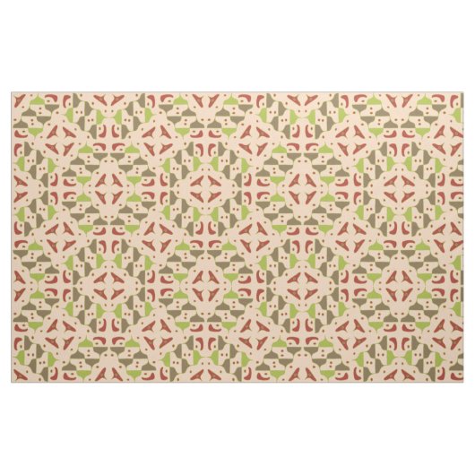 Tissu Boho Retro Moderne Graphisme (Fat Quarter)