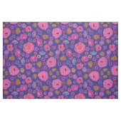 Tissu Boho rose et violet Fleurs belle (Fat Quarter)