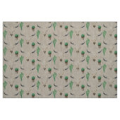 Tissu Boho Rustique Crâne Motif Cactus (Fat Quarter)