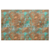 Tissu Boho Turquoise Cuivre Grunge (Fat Quarter)