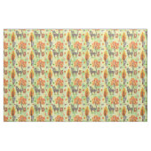 Tissu Bois Animaux d'aquarelle (Fat Quarter)