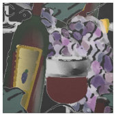 Tissu Boisson et raisins (Échantillon)