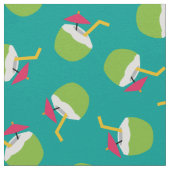 Tissu Boisson Jeune noix de coco (Détail)