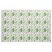 Tissu Boisson vert Jaune Aimer Cocktails Mixologiste (Fat Quarter)
