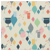 Tissu Boissons Modernes Du Milieu Du Siècle (Fermer)