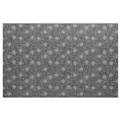 Tissu BOJANGLES, VINTAGE, RETRO POINTS : BLANC sur NOIR (Yard)