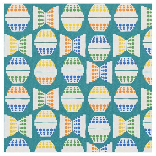 Tissu Bol de mélange vintage avec Pois (Fermer)