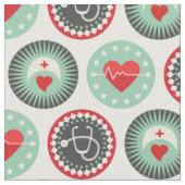 Tissu Bold Nurse Pattern (Fermer)