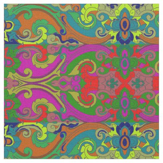 Tissu Bold Swirls (Fermer)