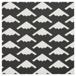 Tissu Bombardier bleu-2 Spirit en noir Motif