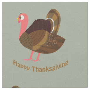 Tissu BON THANKSGIVING ! Turquie