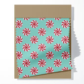 Tissu Bonbon Red Peppermint Turquoise