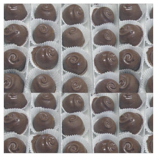 Tissu Bonbons au chocolat (Fermer)