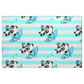 Tissu Bonbons Bleu Blanc Gratté (Fat Quarter)