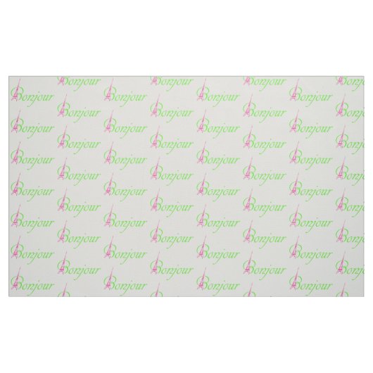 Tissu Bonjour (Fat Quarter)