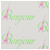 Tissu Bonjour (Détail)