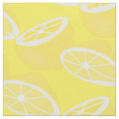 Tissu Bonjour Lemon, fruit jaune moderne (Fermer)