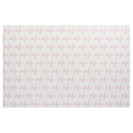 Tissu Bonjour Paris (Yard)